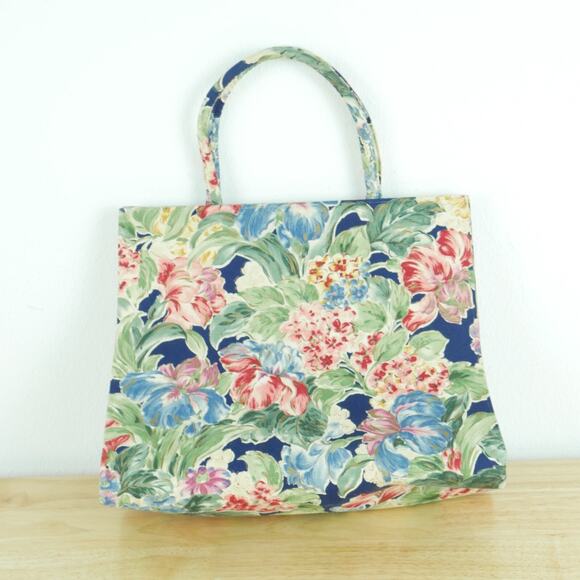 Margaret Smith Purse Vintage 60s Floral Handbag Cottagecore Feminine Spring - Picture 5 of 10